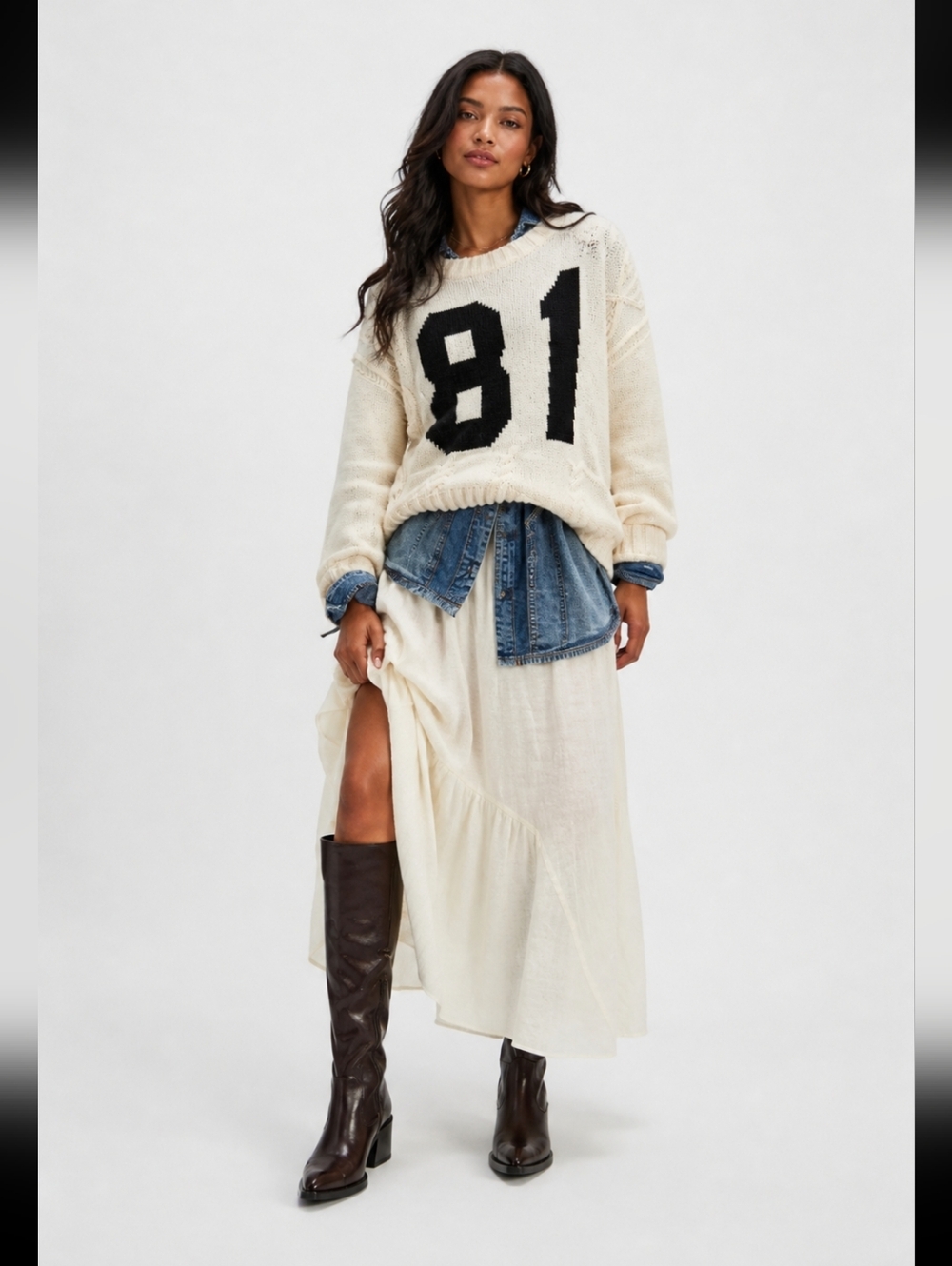 Jeffrey Campbell Alix Tall‎ Chocolate Boots